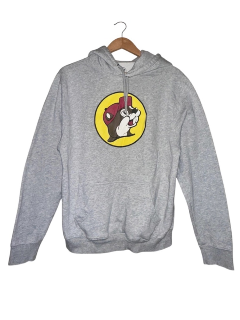 BUC-EE’S Gray Logo Hoodie Sweatshirt Whimsical Athleisure Active Comfy Unisex M - Picture 11 of 11